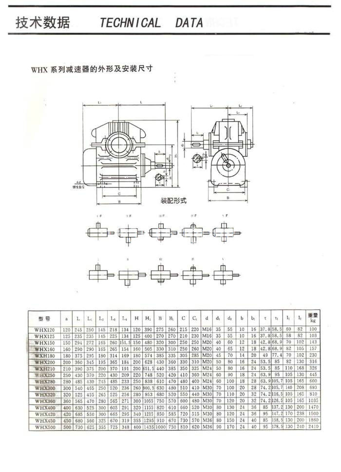 WHX參數(shù)